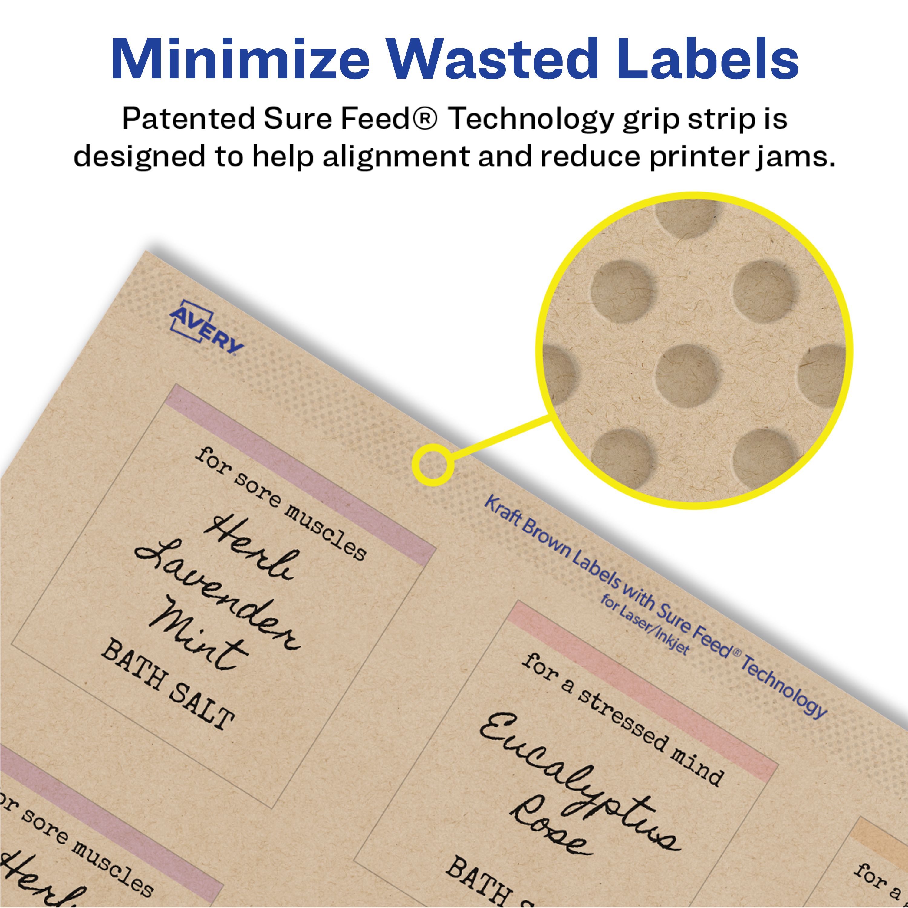 Kraft Brown Labels, 2